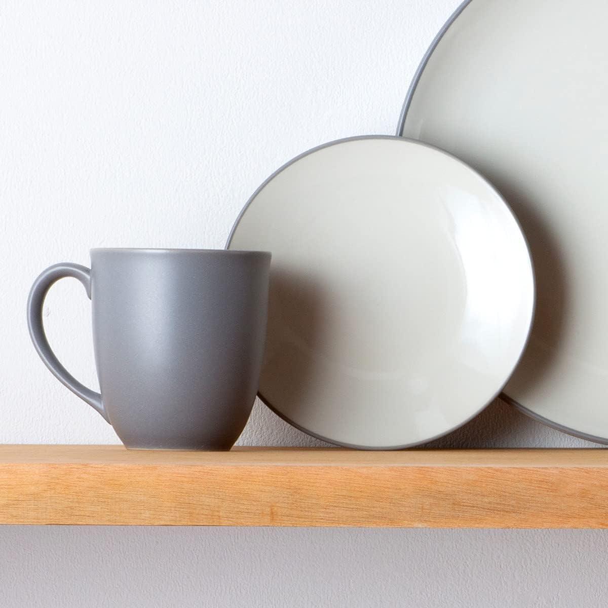 Noritake Colorwave Slate Set of 4 Mugs, 12 oz.