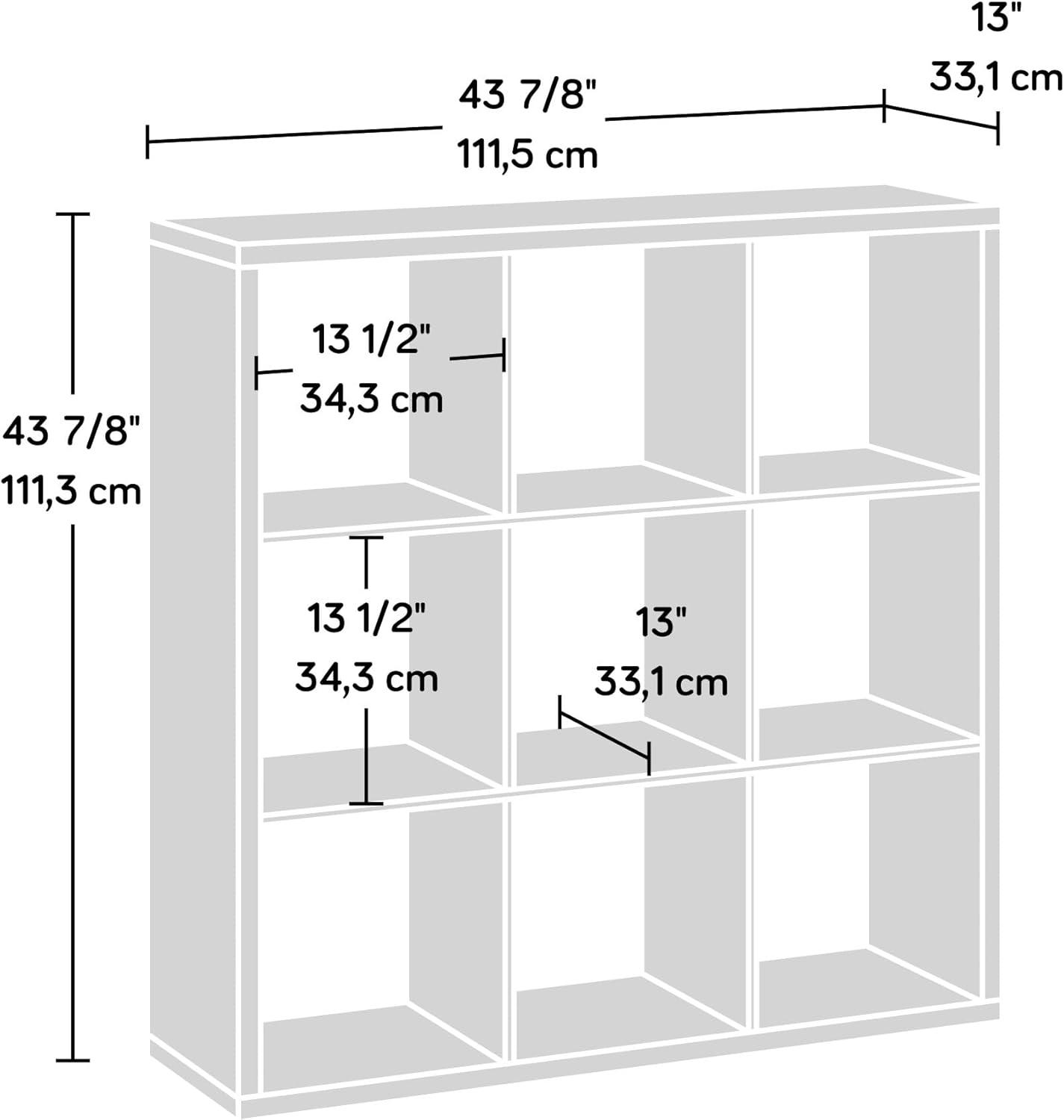 Mystic Oak 9-Cube Adjustable Organizer Storage Unit