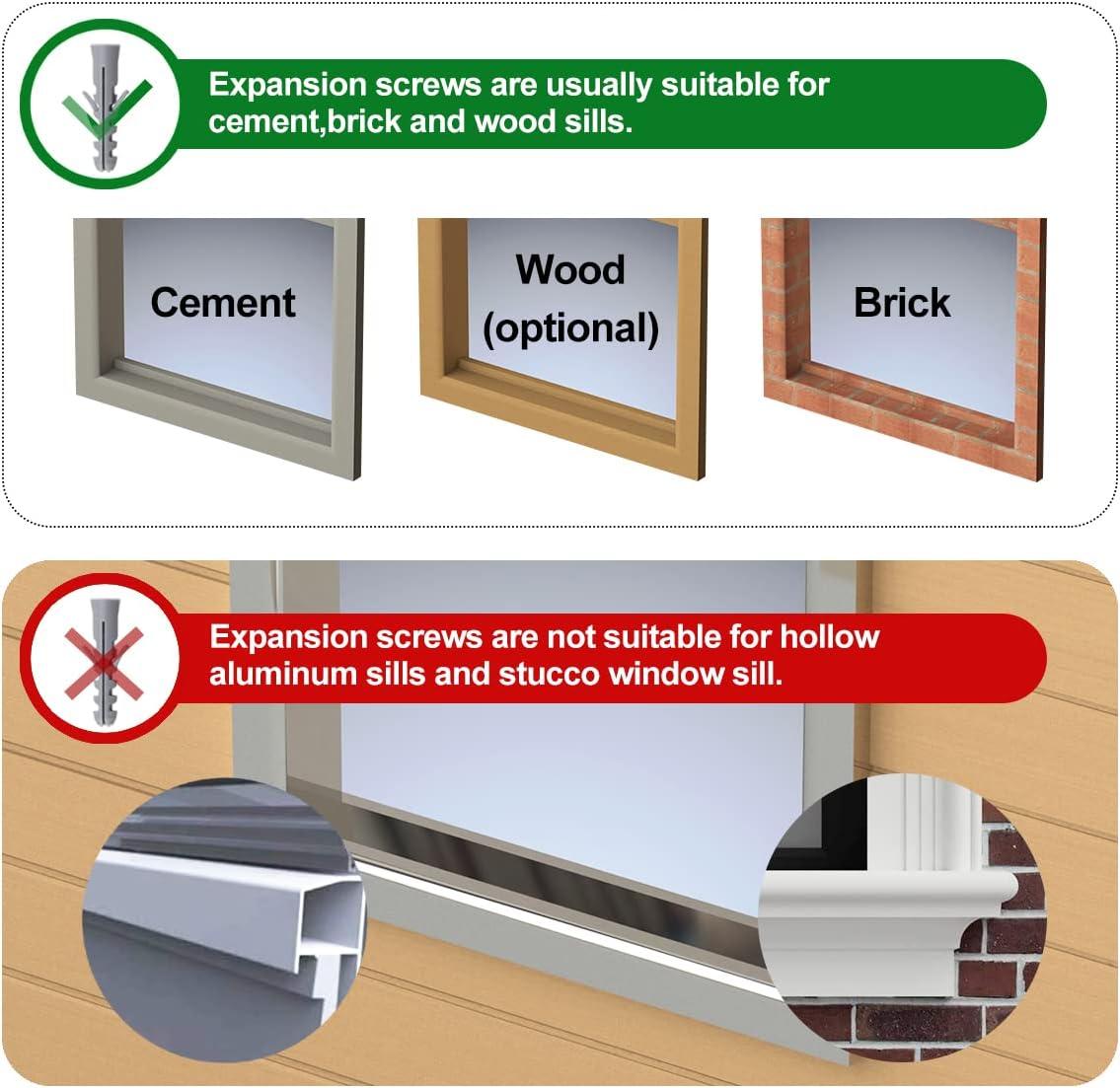LBG Products AC Window Air Conditioner Bracket Light Duty Support Up to 85 lbs, Designed for 5,000 to 8,000 BTU Universal A/C Unit (LBW-S)