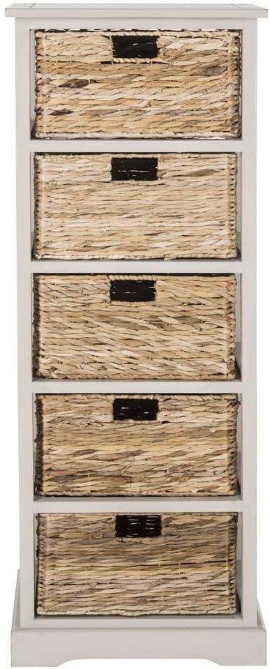 Vedette 5 Wicker Basket Storage Tower - Safavieh