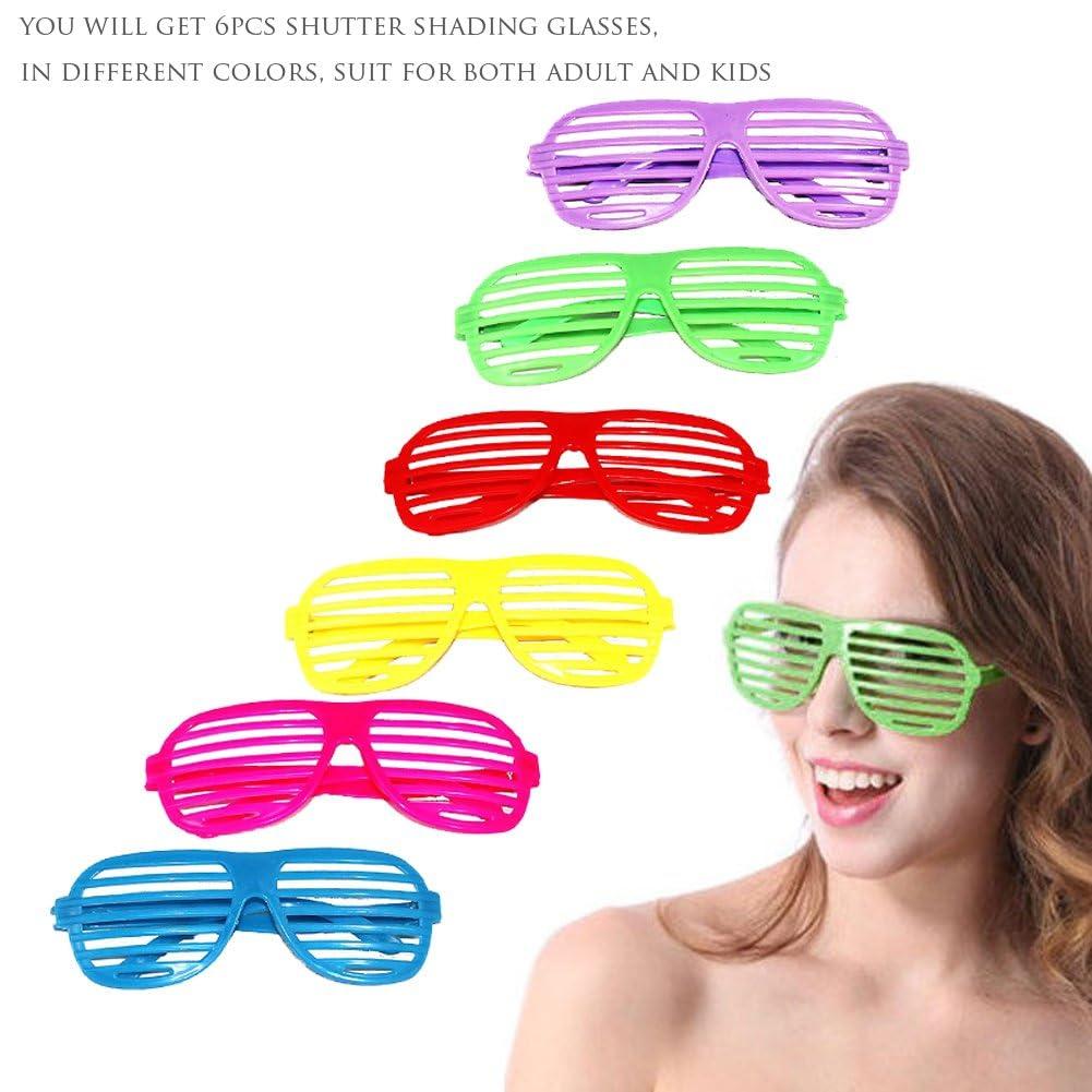 OuMuaMua Inflatable Rock Star Toy Set, 18 Pack Inflatable Party Props - 4 Inflatable Guitar, 6 Microphones, 6 Shutter Shading Glasses, 1 Saxophone and 1 Inflatable Keyboard Piano Inflatable Rock Toys