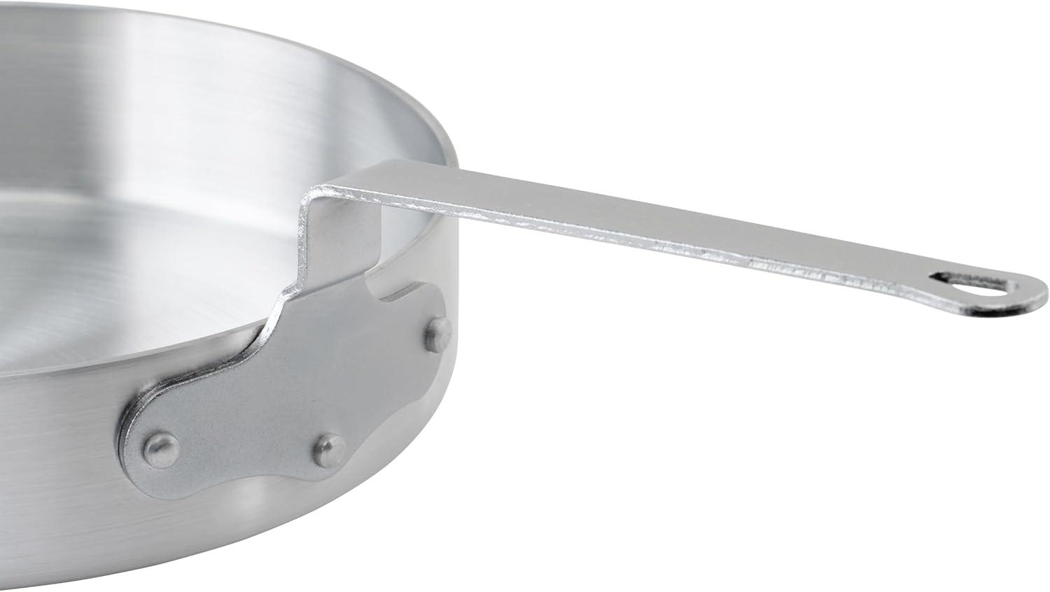 Truecraftware – 5 qt. Professional Aluminum Sauté Pan for Home and Restaurant, 3.5mm Thickness, NSF Certified, Dishwasher Safe, Cookware