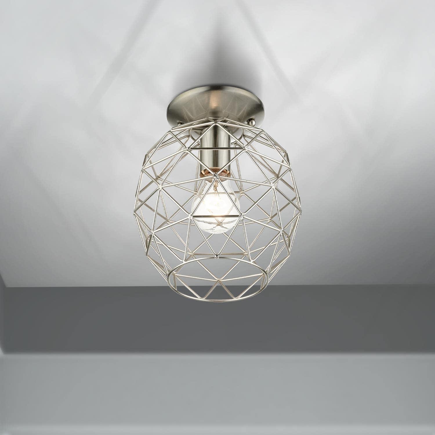 Livex Lighting Geometrix 1 - Light Flush Mount in  Brushed Nickel