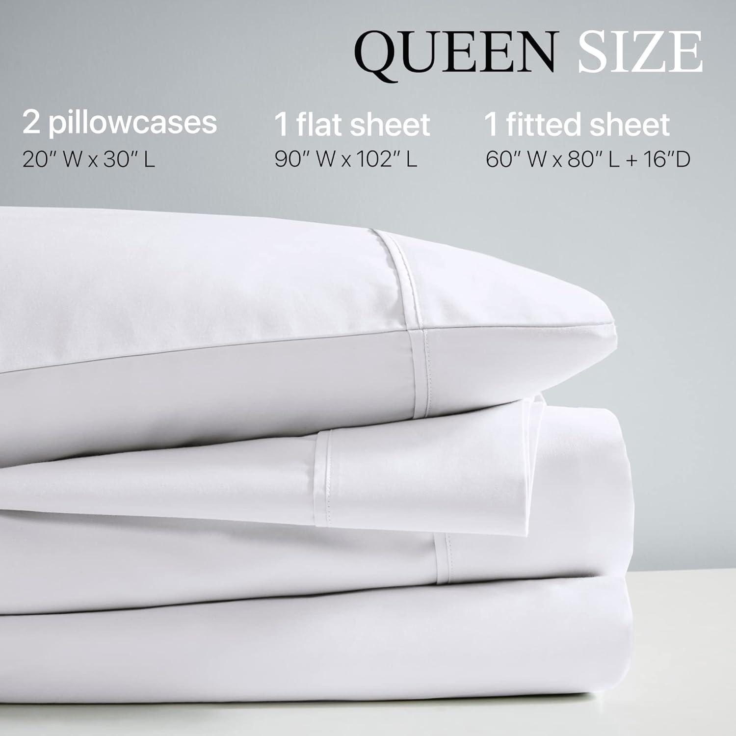 Beautyrest 1000 Thread Count HeiQ Smart Temperature Cotton Blend 4-Piece Sheet Set