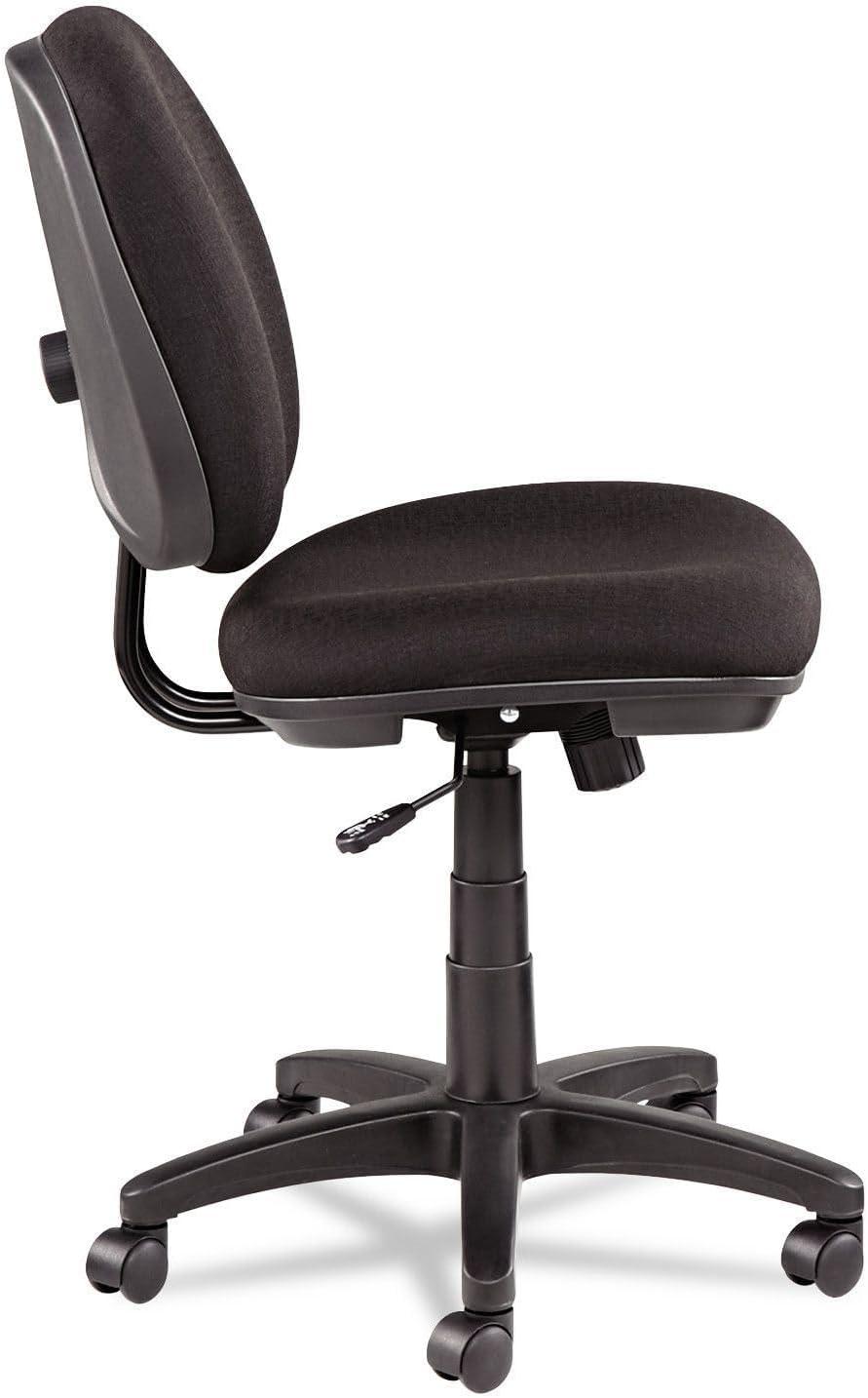 Alera Interval Series Swivel/Tilt Task Chair, Supports Up to 275 lb, 18.42" to 23.46" Seat Height, Black