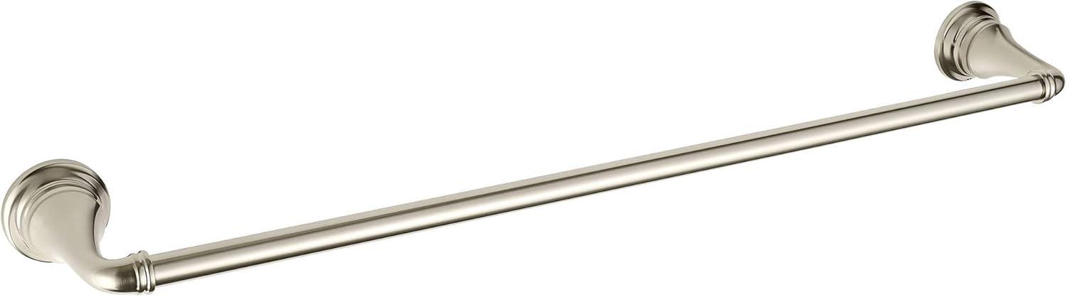 Delancey 24 Inch Brushed Nickel Wall Mounted Towel Bar