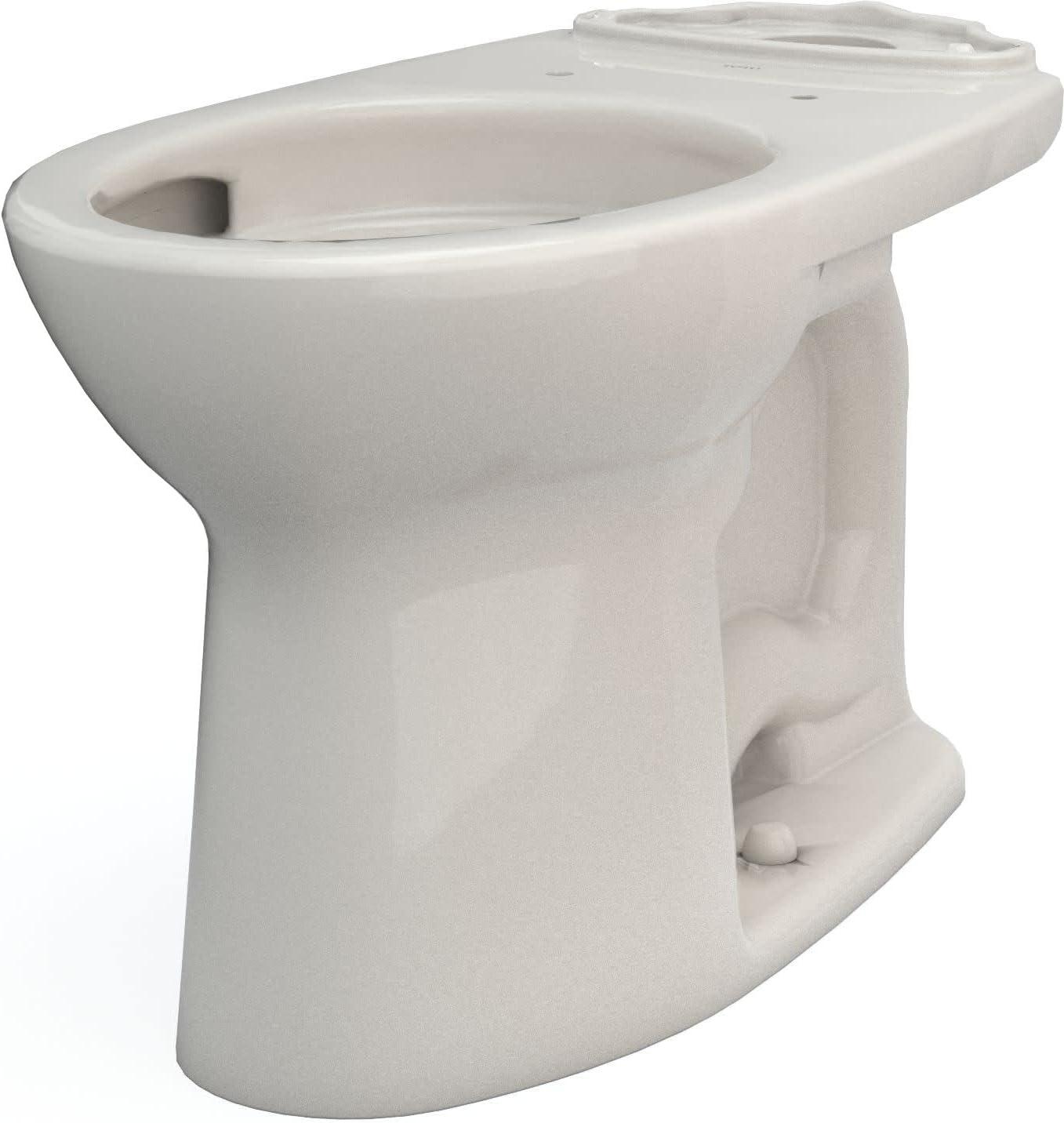 TOTO® Drake® Elongated Universal Height TORNADO FLUSH® Toilet Bowl with CEFIONTECT®, Cotton White - C776CEFG#01