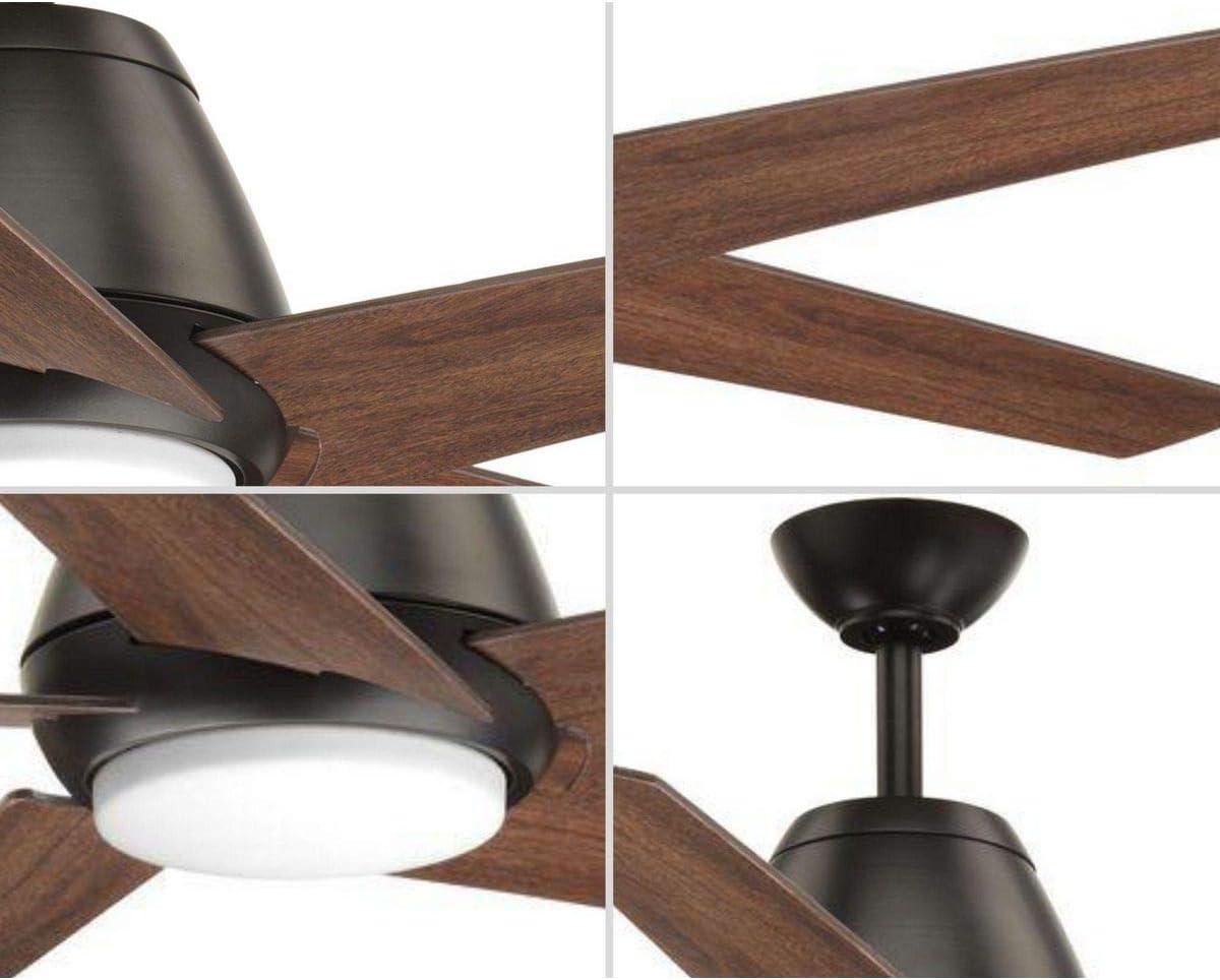 Progress Lighting Gust 54 Gust 54" 5 Blade Indoor Ceiling Fan - Bronze