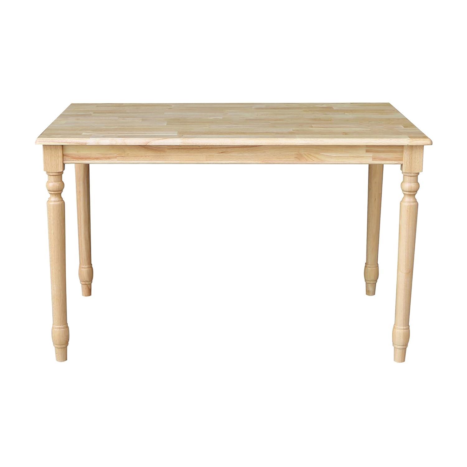 International Concepts 30" X 48"  Solid Wood Top Table
