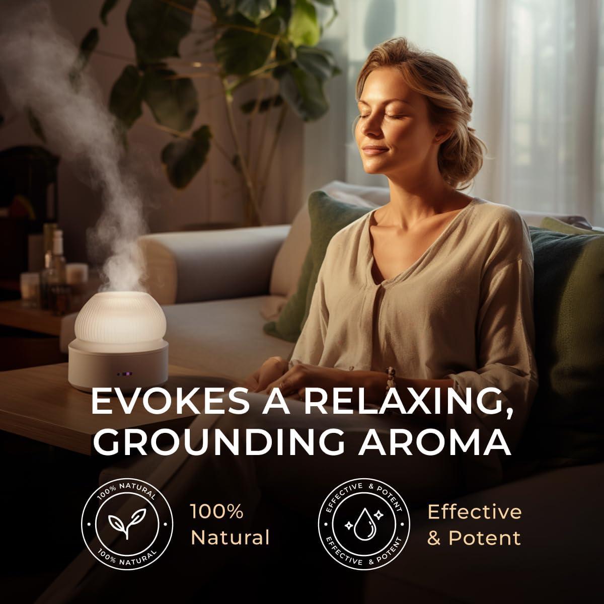 Gya Labs Sandalwood Essential Oils for Diffuser, Natural Sandalwood Oil for Hair, Skin, Massage, & Perfume -0.34 fl oz