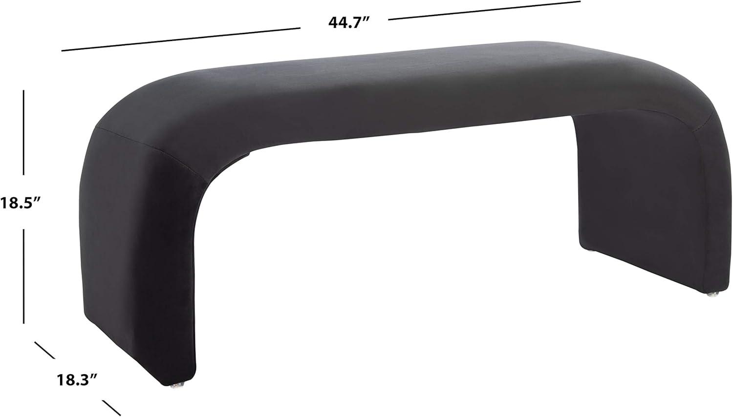 Tenko Bench - Black - Safavieh