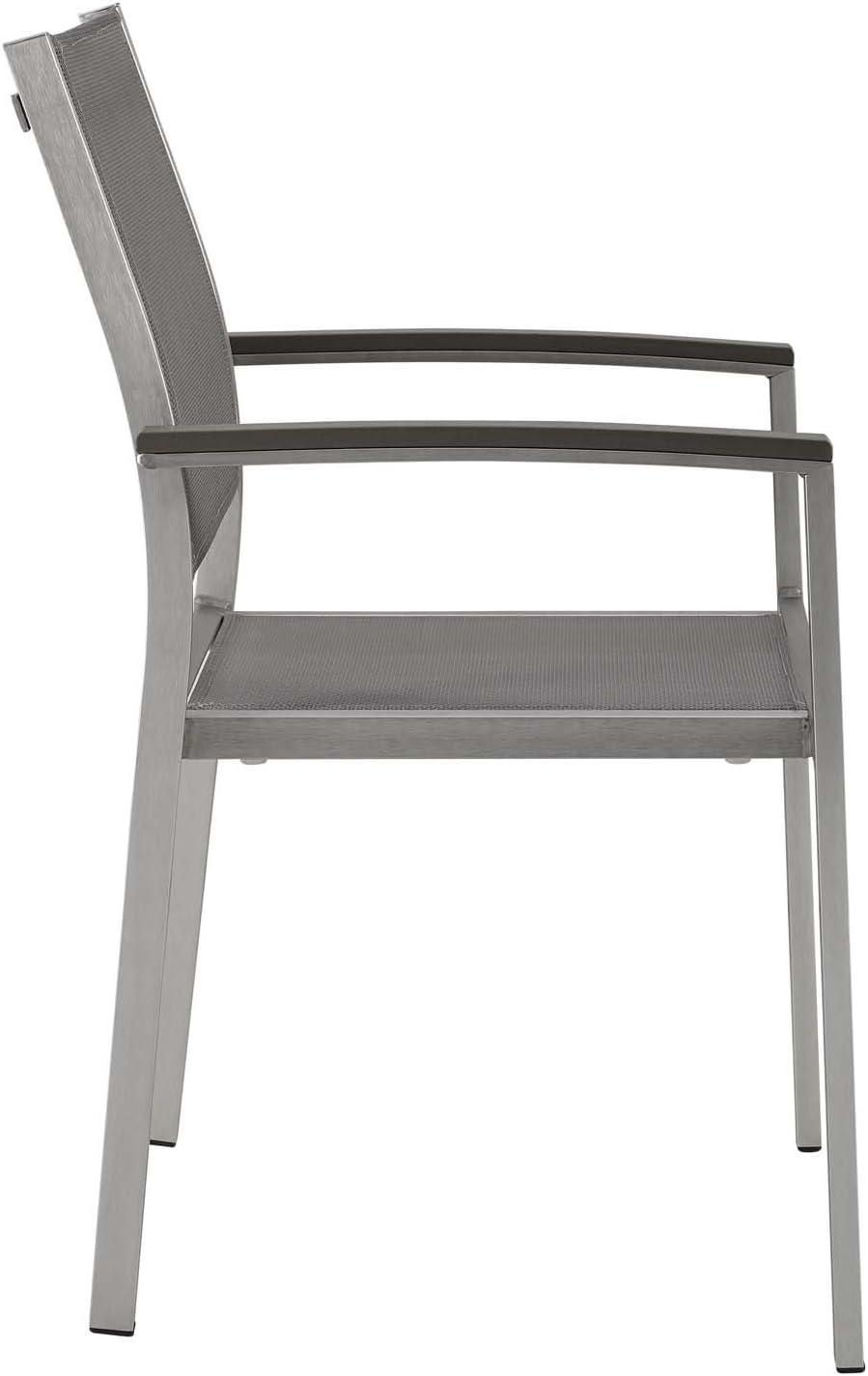 Modway Shore Dining Chair Outdoor Patio Aluminum