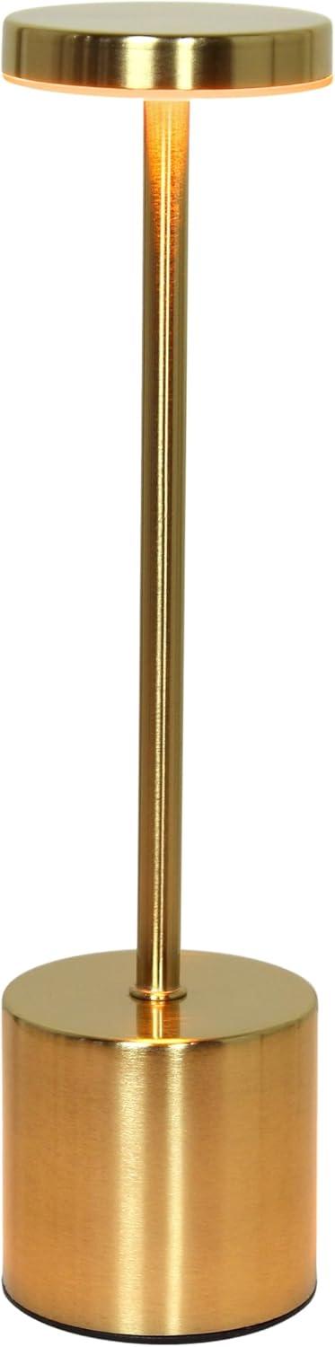 Wrought Studio™ Simple Designs 12.75" Skelly Disc Dimming & Rechargeable Cordless 4-Way Touch Sensor Stick Desk Lamp