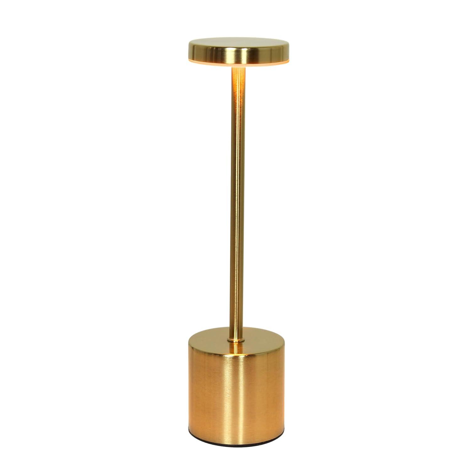 Wrought Studio™ Simple Designs 12.75" Skelly Disc Dimming & Rechargeable Cordless 4-Way Touch Sensor Stick Desk Lamp