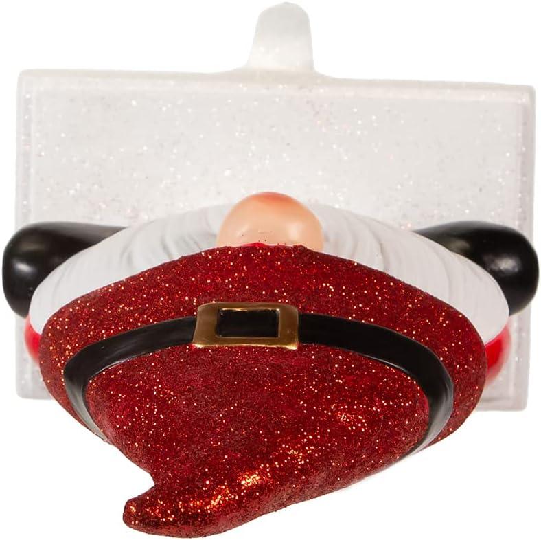 Kurt S. Adler Resin Gnome Stocking Holder, 10-Inch, Muticolored