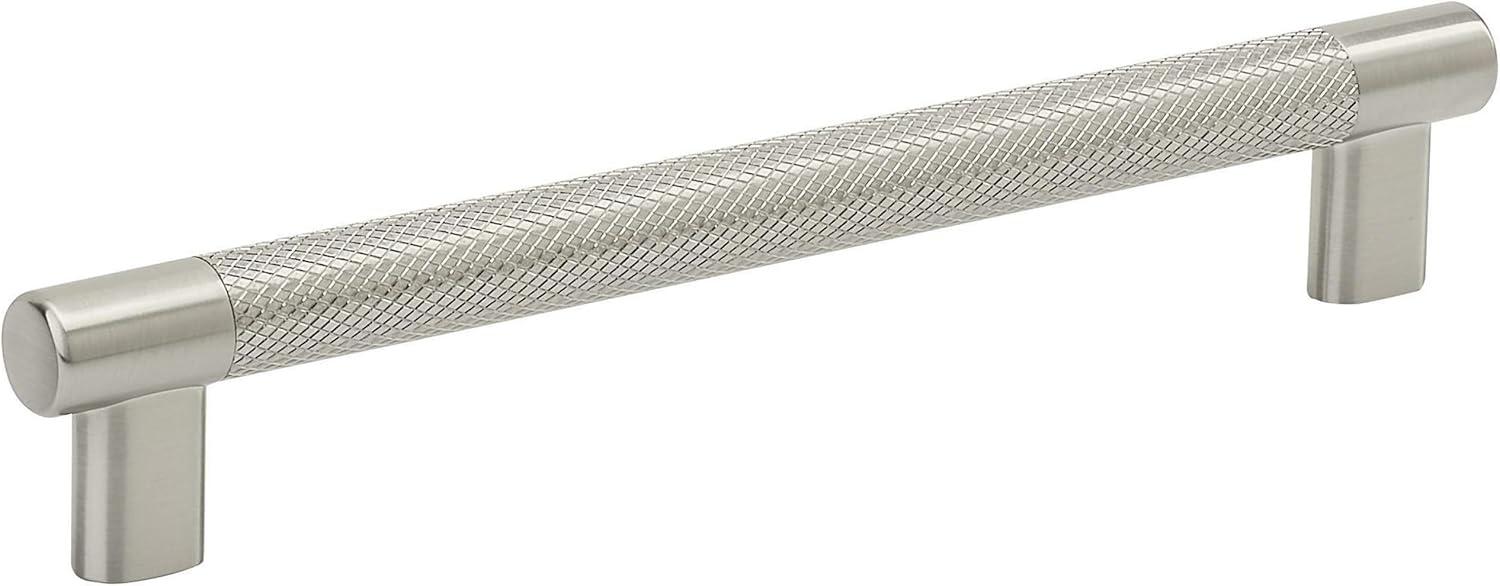 Amerock Bronx 8 inch (203mm) Center-to-Center Satin Nickel Cabinet Pull