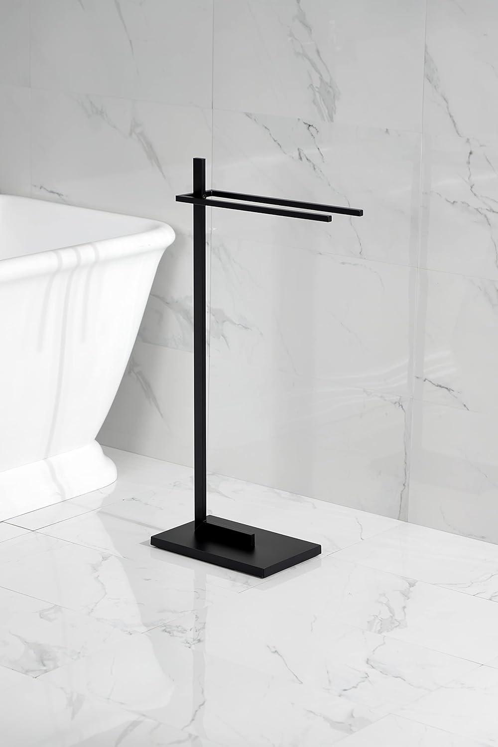 Kingston Brass SCC8600 Kingston Brass Edenscape Freestanding Dual Towel Rack