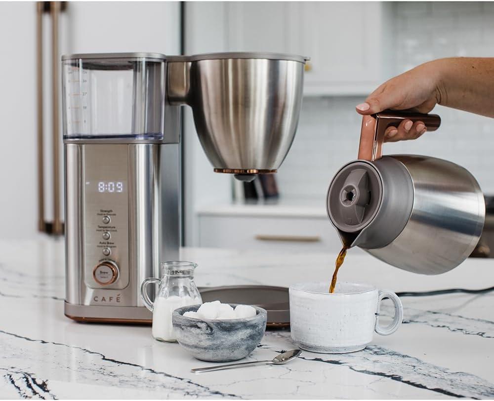Café ™ Stainless Steel 10-Cup Drip Coffee Maker with Thermal Carafe