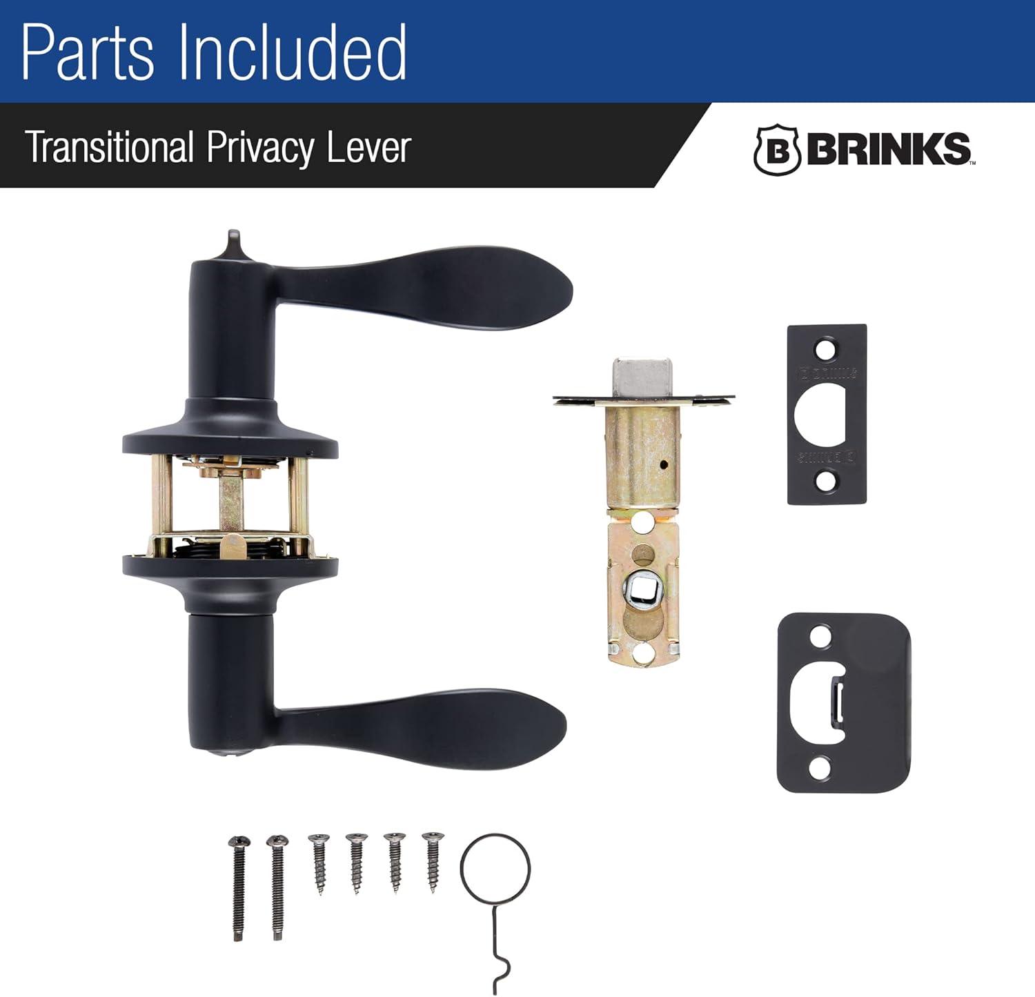 Brinks Raleigh Transitional Privacy Wave Lever