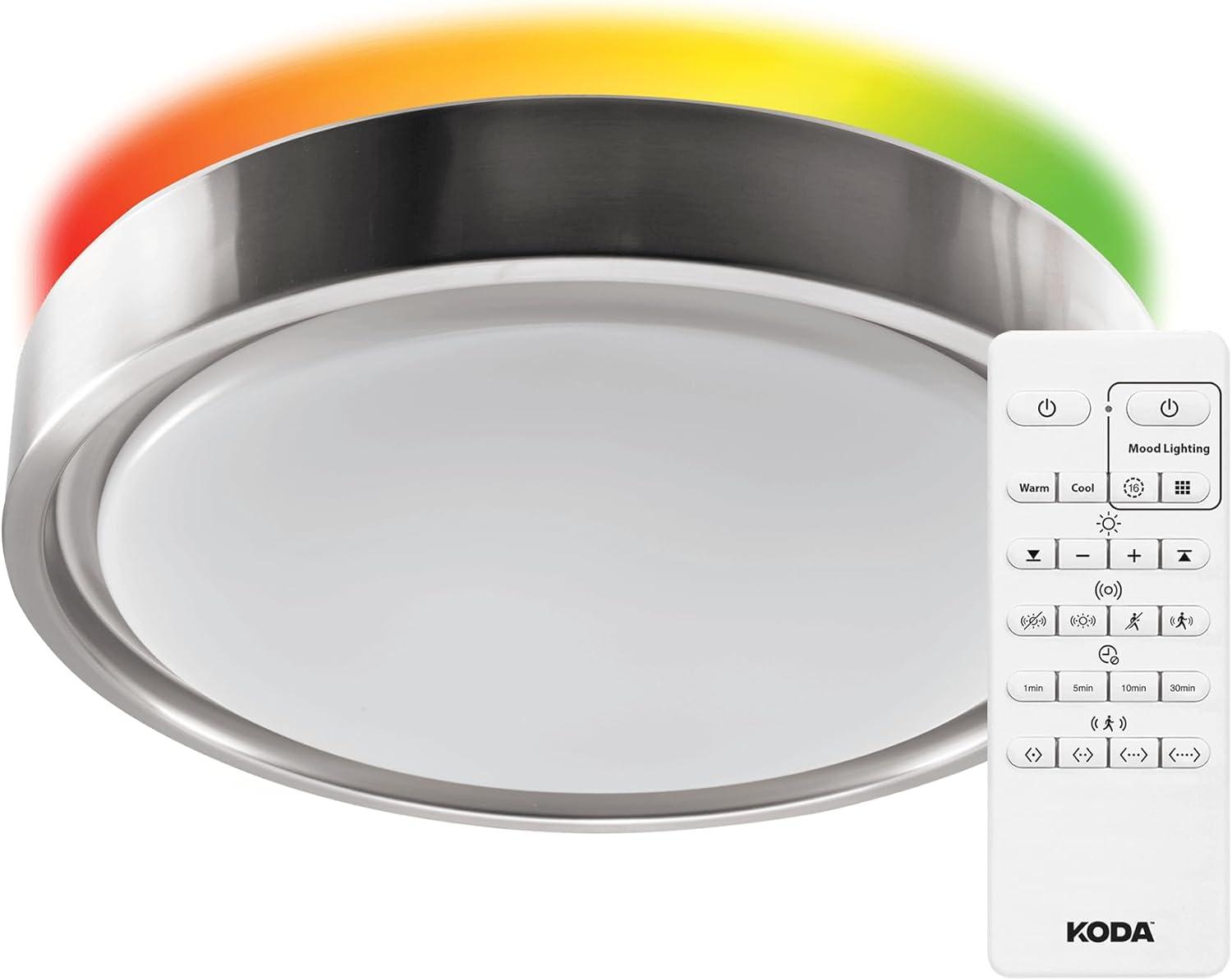 Koda KODA 14" LED Ceiling Light with Mood Lighting and Motion Sensor