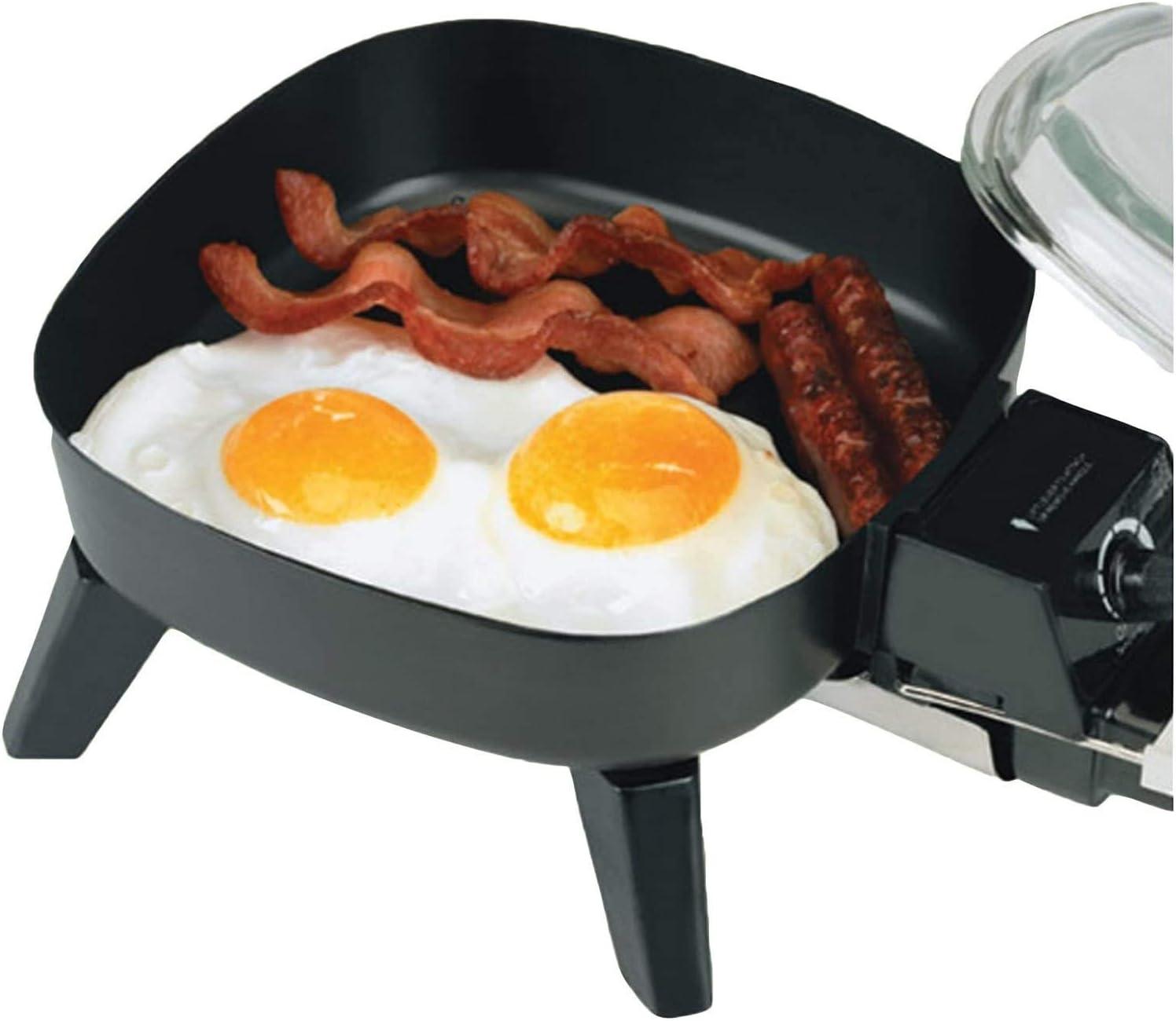 Brentwood Appliances Brentwood Appliances 6'' Non Stick Electric Skillet with Glass Lid