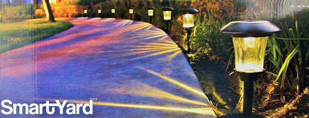 Oil-Rubbed Bronze LED Pathway Lights with Crystal Glass Lens, 8-Pack