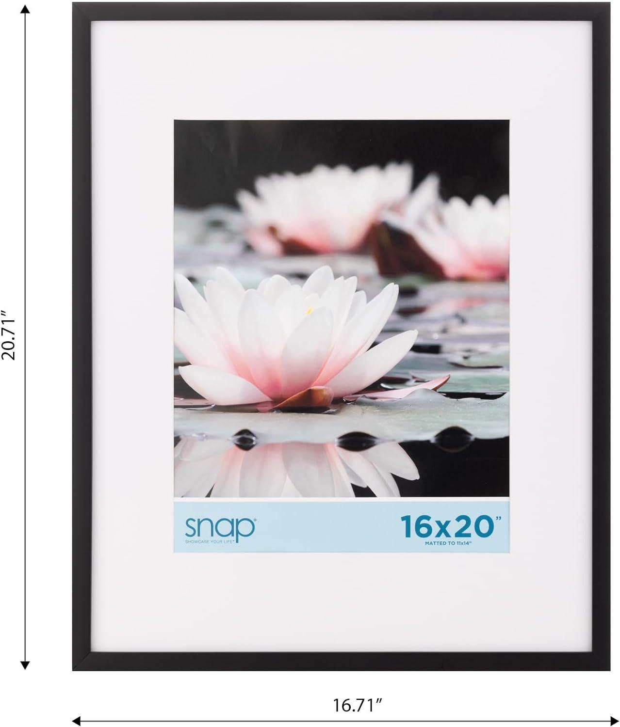 SNAP Wall Picture Frame with Single Mat Picture