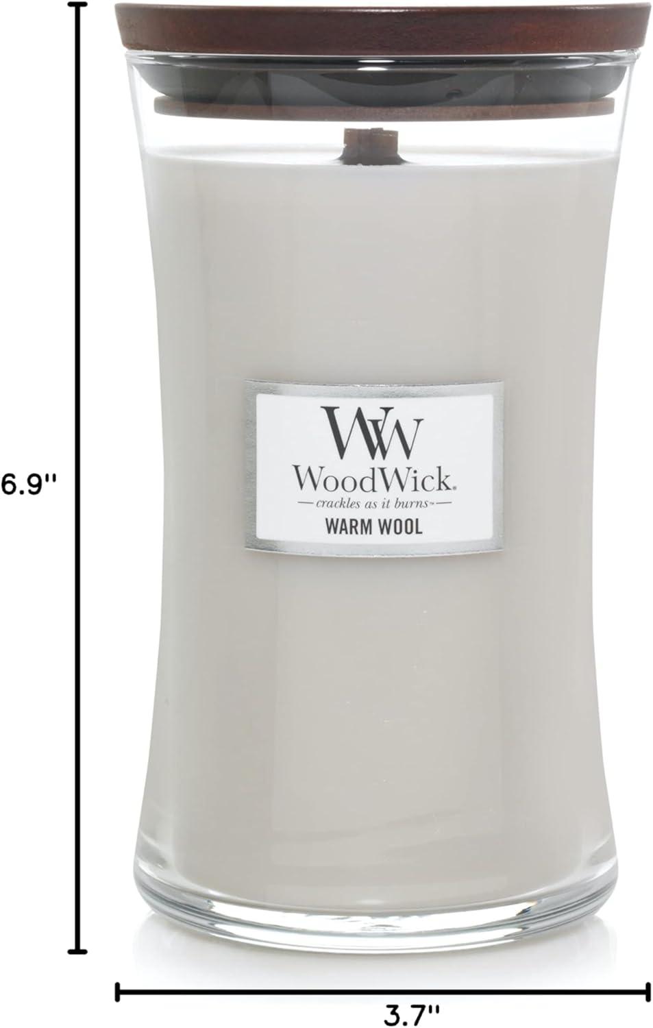 WoodWick - Large Crackling Candle - Warm Wool