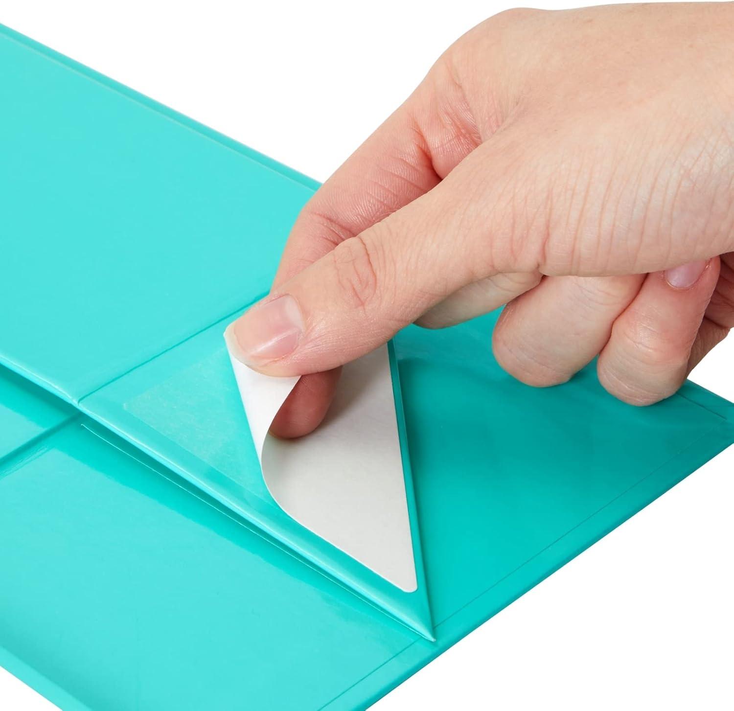 Stockroom Plus 6 Pack Proposal Boxes with Lid for Groomsmen, Bridesmaid, 9.5 x 9.5 x 3.5 Inch Glossy Teal Magnetic Gift Box