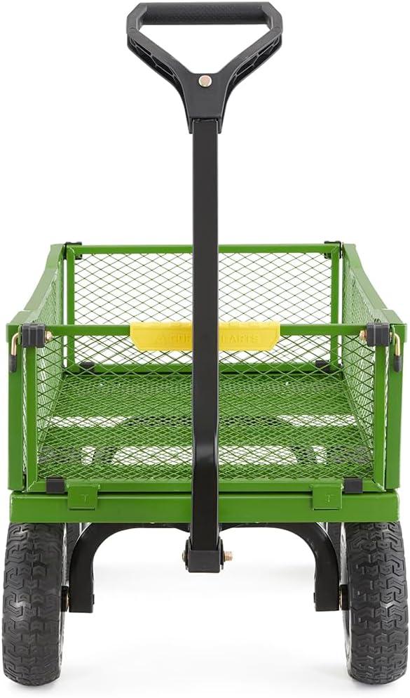 Gorilla Carts GOR400 400-lb. Steel Mesh Garden Cart with 10" Tires