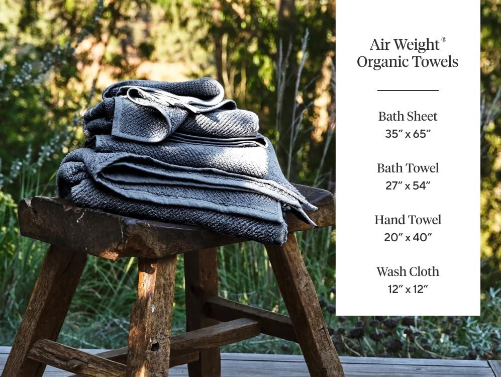 Coyuchi 100% Cotton Terrycloth Bath Towels (Set of 6)