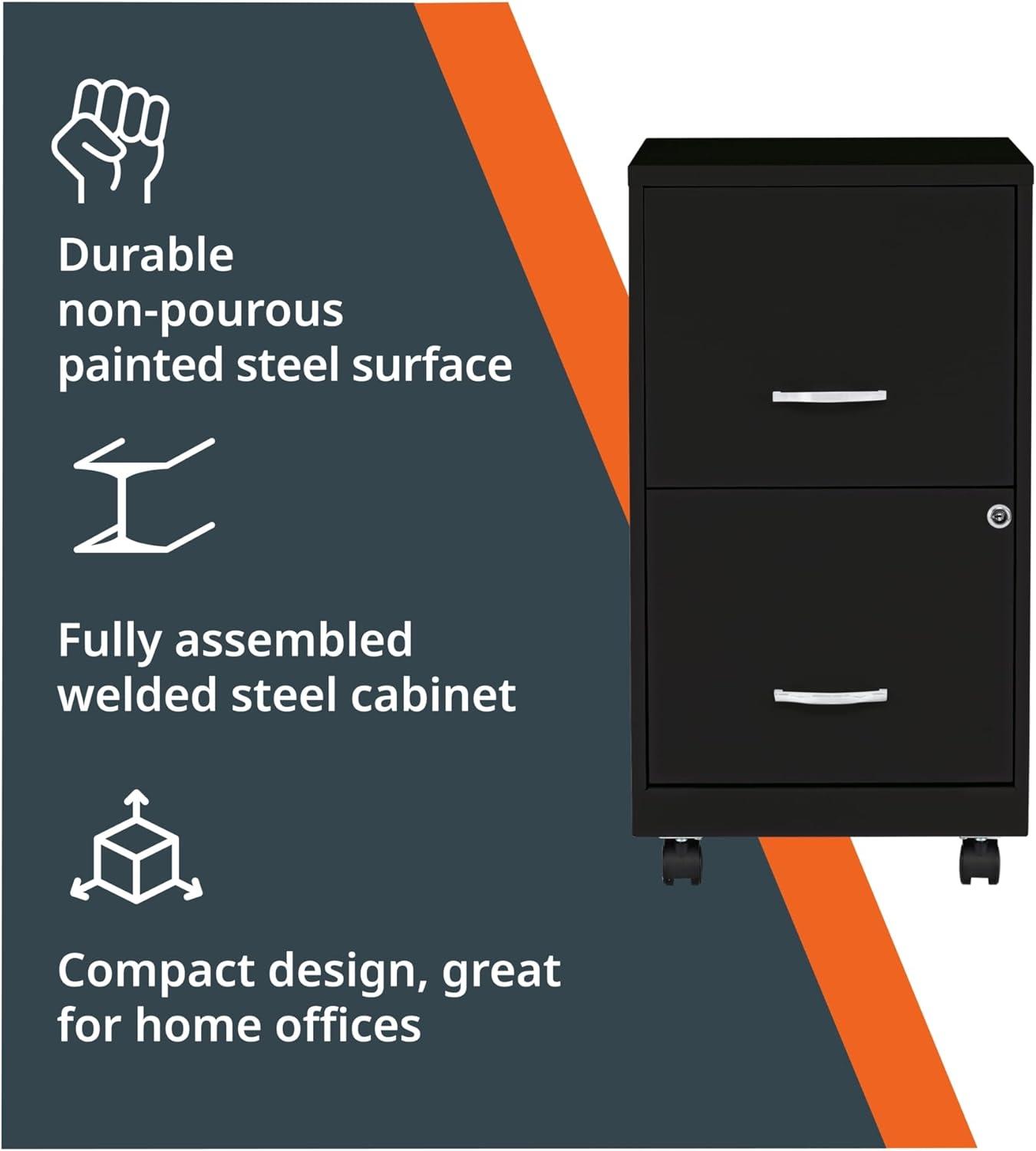 Inbox Zero Onetta Mobile 2-Drawer File Cabinet