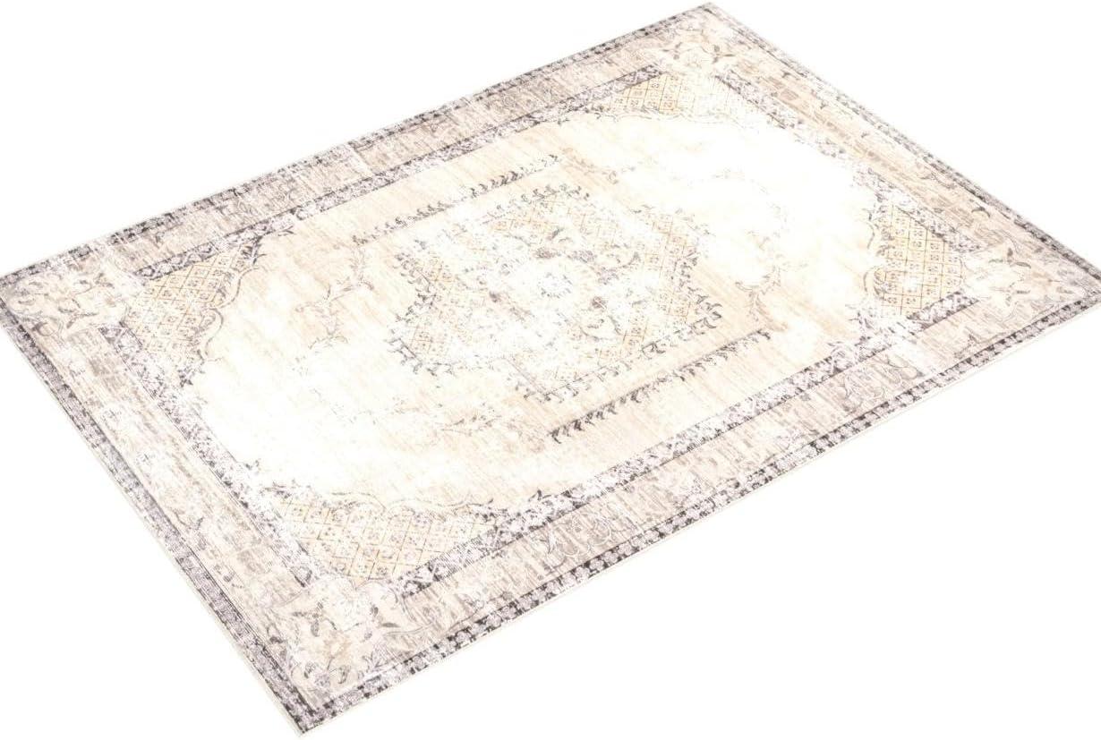 Nuloom Glenda Machine Washable Faded Medallion Indoor Area Rug