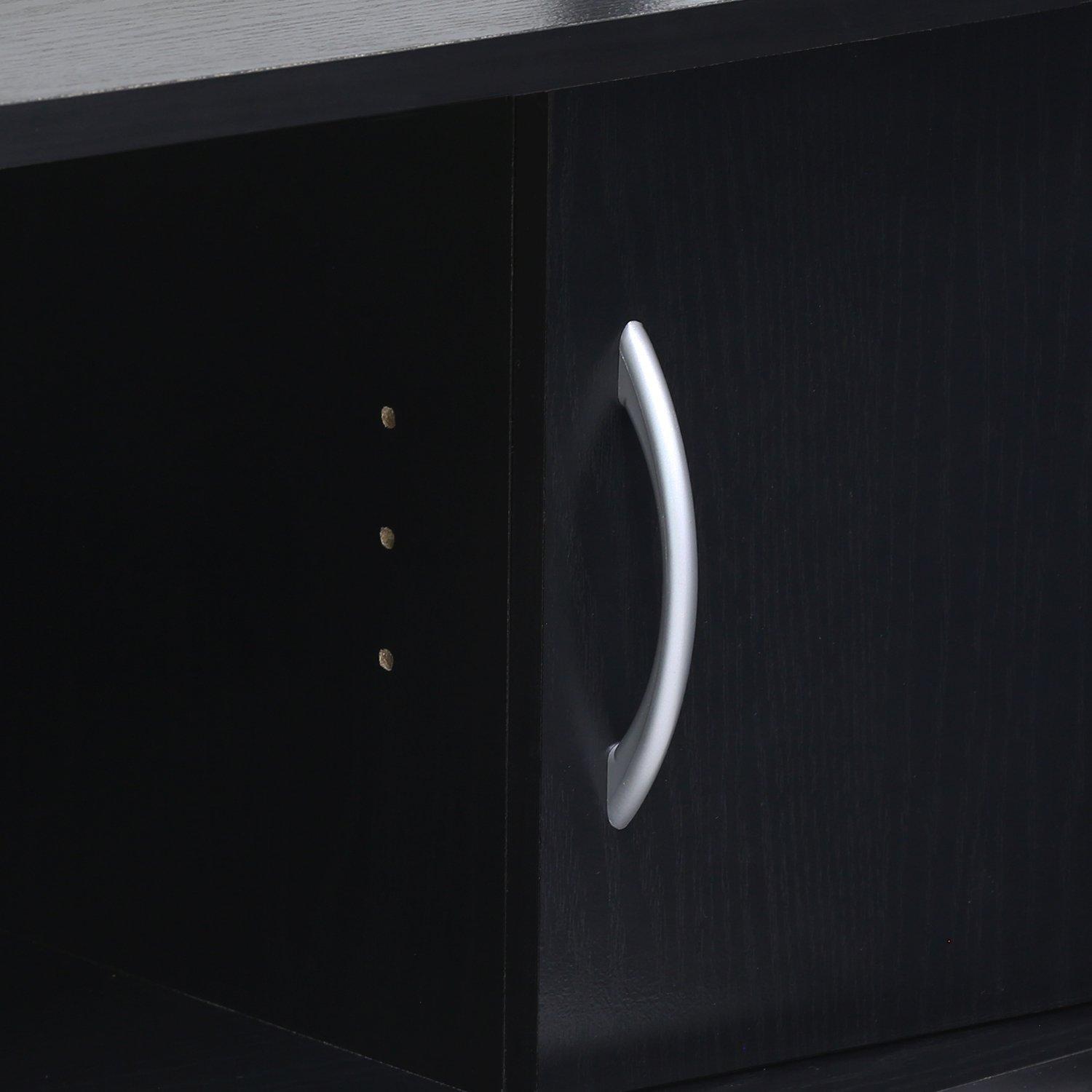 Furinno  Large Entertainment Center Hold Up To 50 in. TV