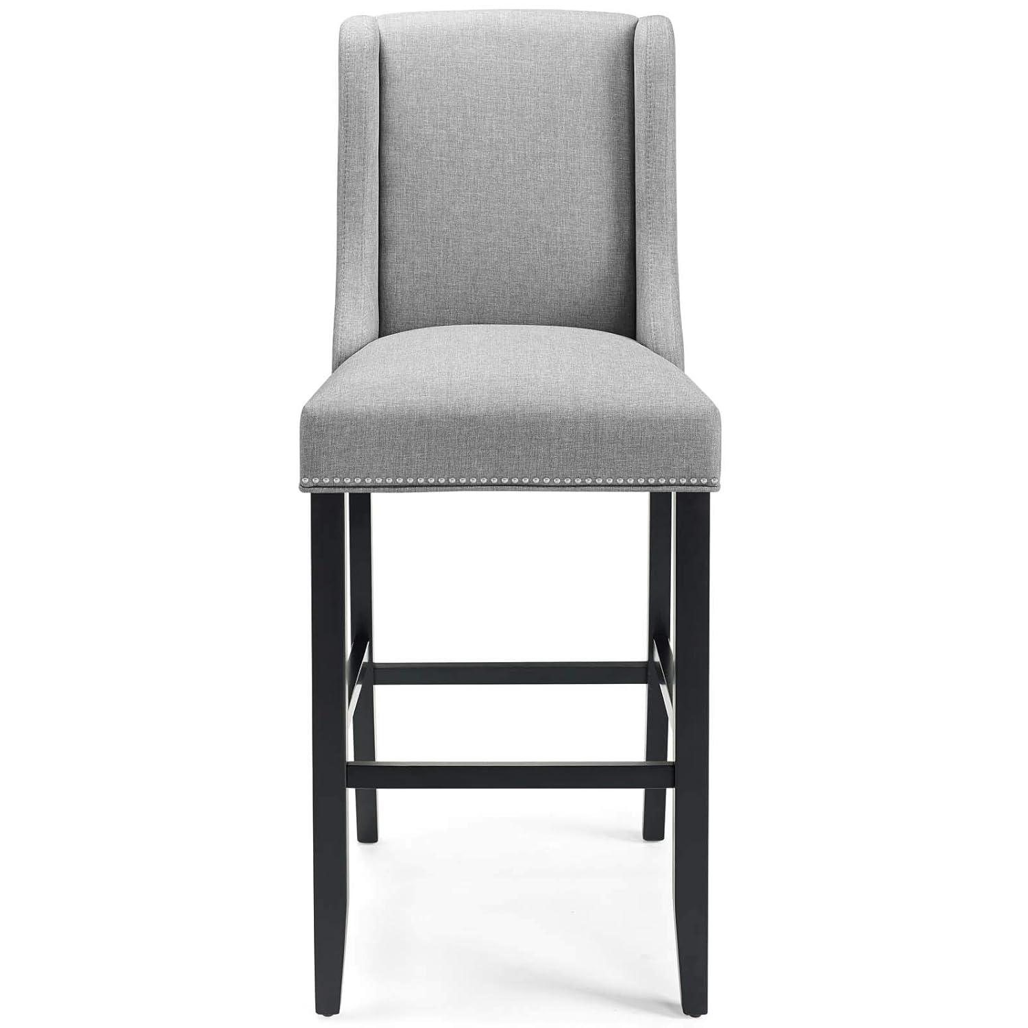 Modway Baron Upholstered Fabric Bar Stool