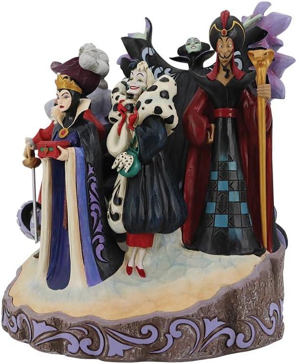 Jim Shore 8.0 Inch Mischief, Malice & Mayhem Villians Carved Figurines