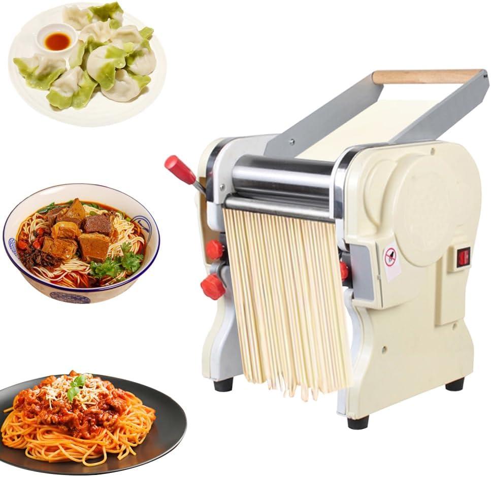3mm Electric Pasta Press Maker Noodle Machine Automatic Noodle Making Machine with Round Knife 110V