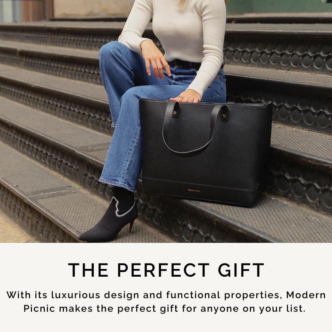 Modern Picnic - THE TOTE - BLACK