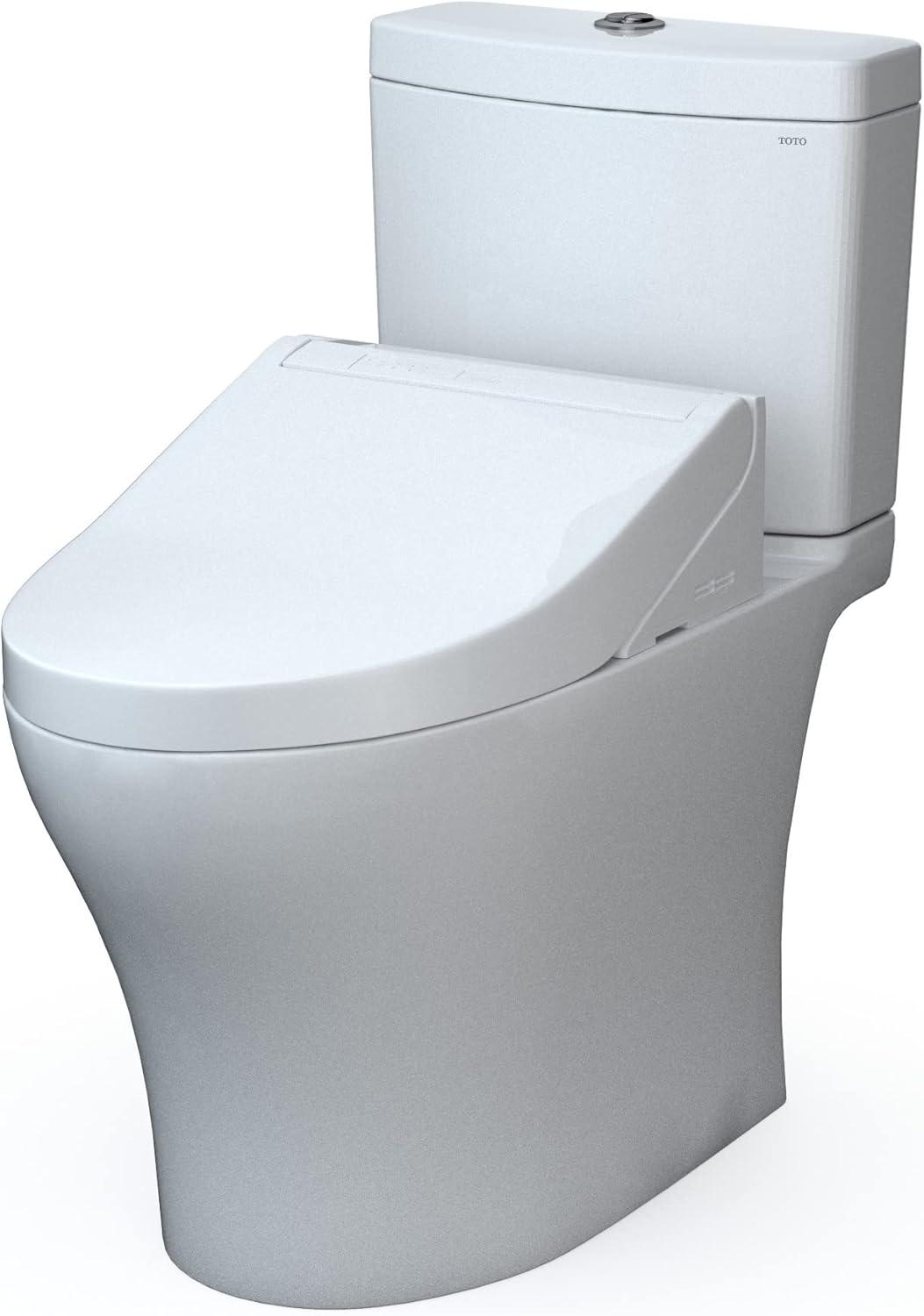 Aquia® Dual-Flush Elongated Bidet Toilet with Tornado Flush (Seat Included)