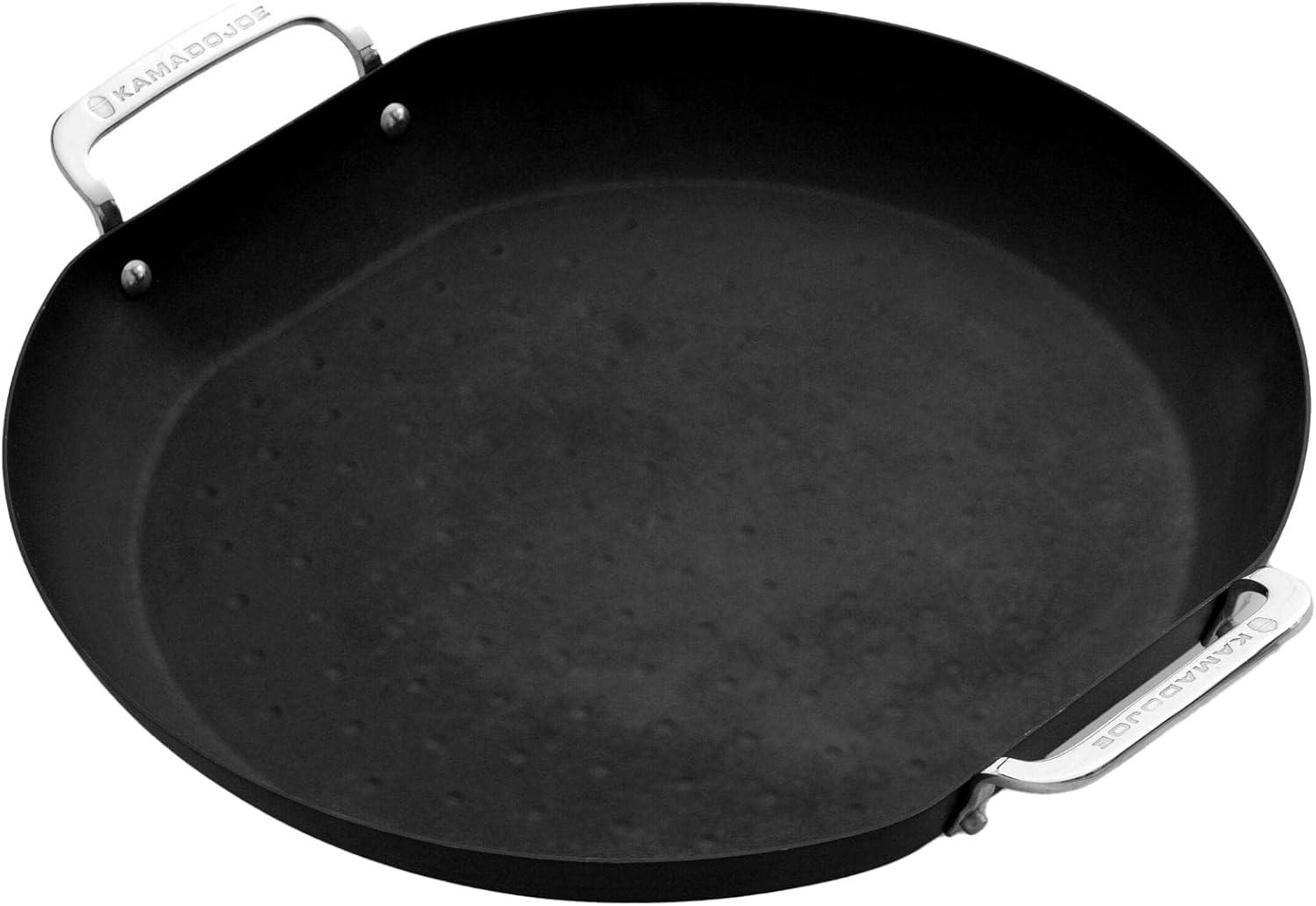 Kamado Joe 17.7" Black Carbon Steel Paella Pan