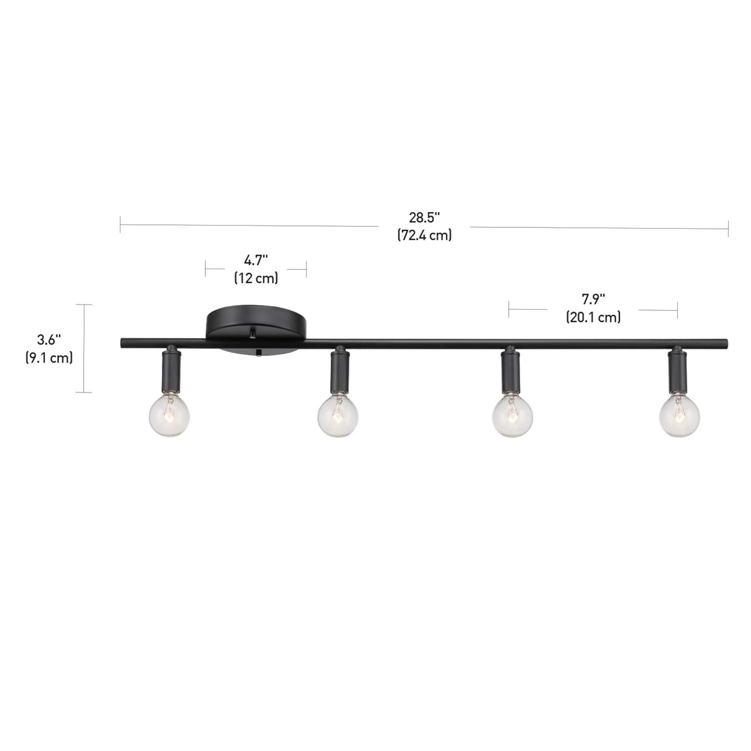 Globe Electric Company Monroe 28.3'' 4 -Light Track Track Kit with Dimmable