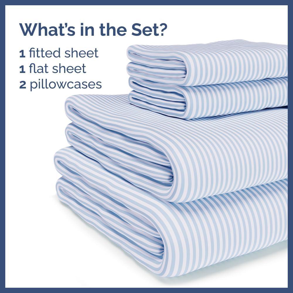 CGK Linens 4 Piece Kids Microfiber Sheet Set - Wrinkle Free - Cute, Cozy, Soft