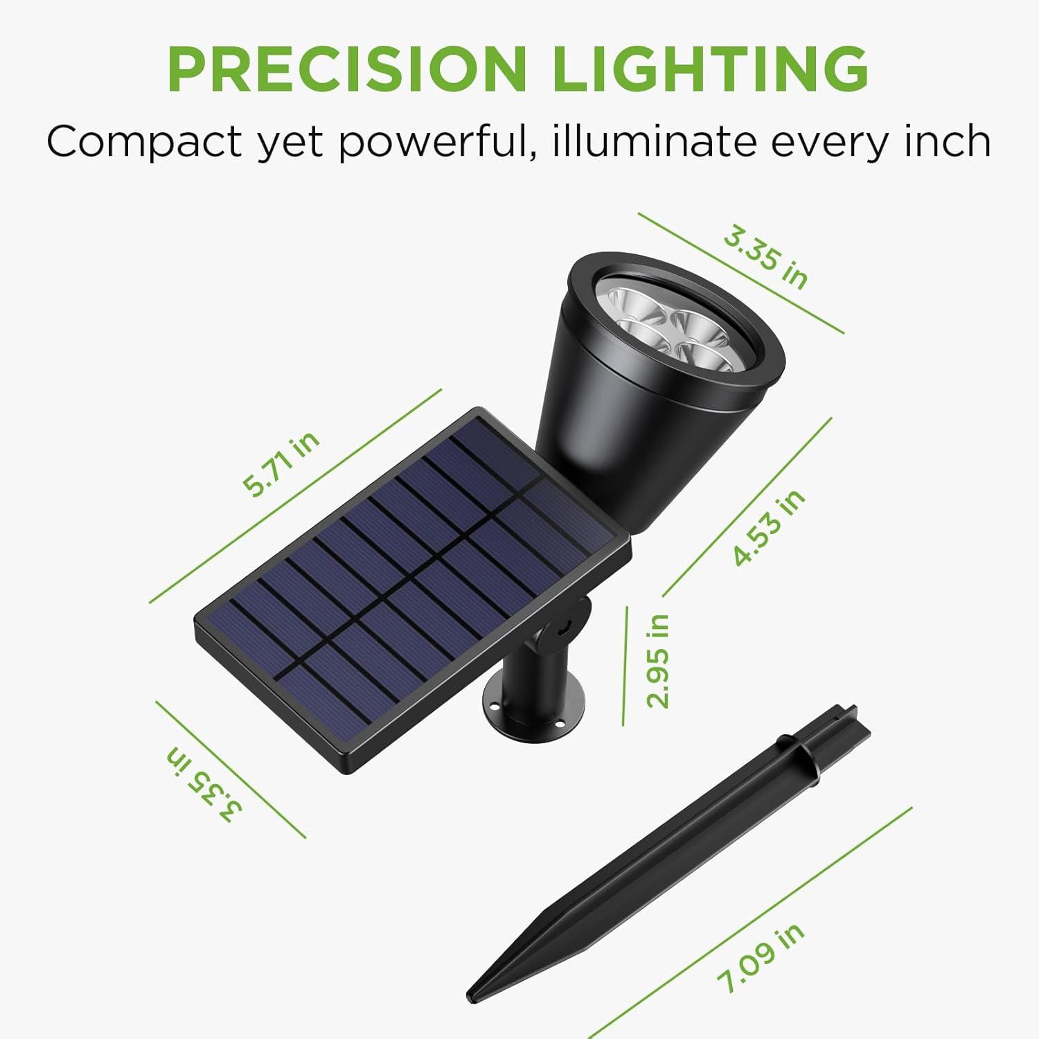 InnoGear Waterproof Solar Powered LED Outdoor Lights, (4 Pack)