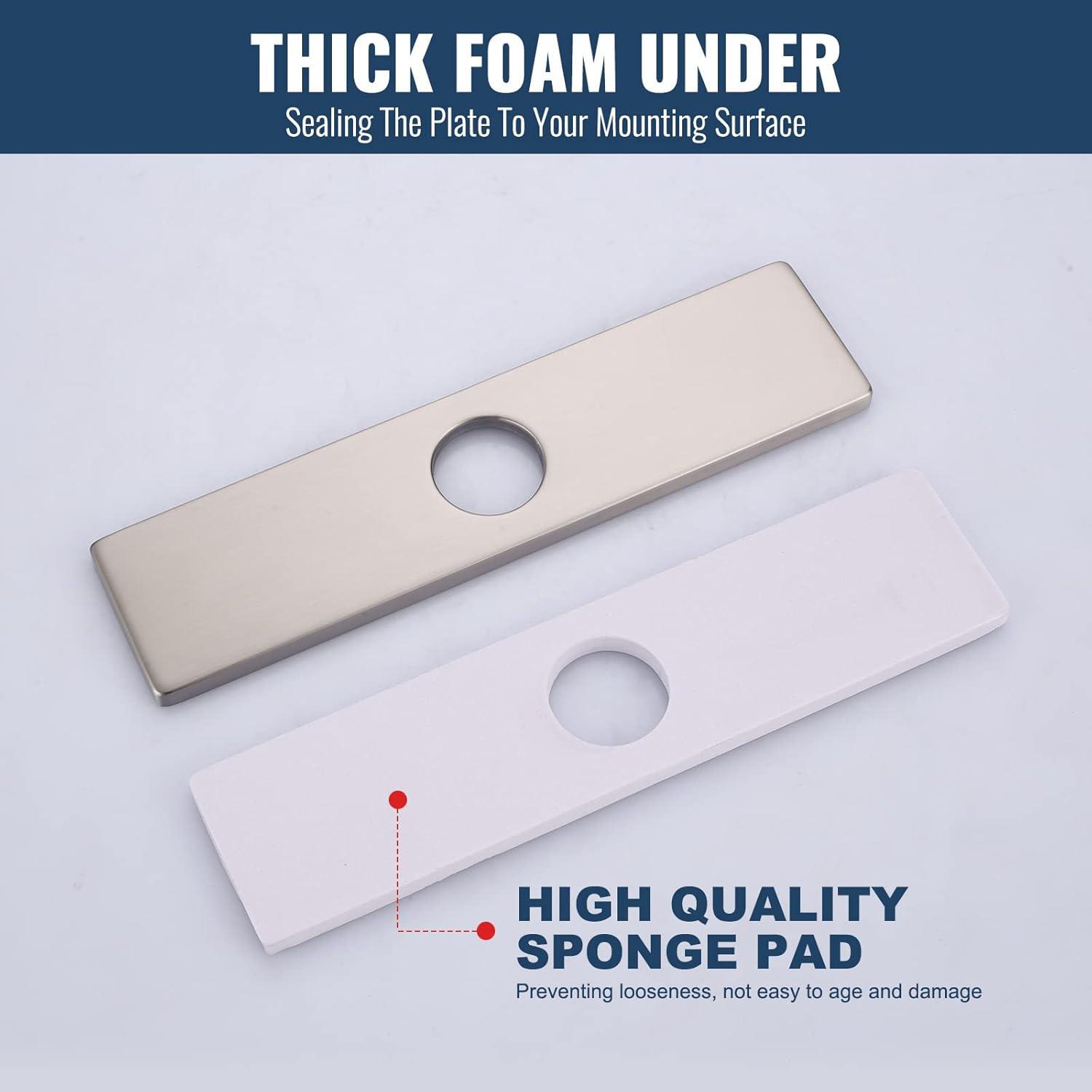 iVIGA VCC06 iVIGA 10" Sink Faucet Hole Cover Deck Plate