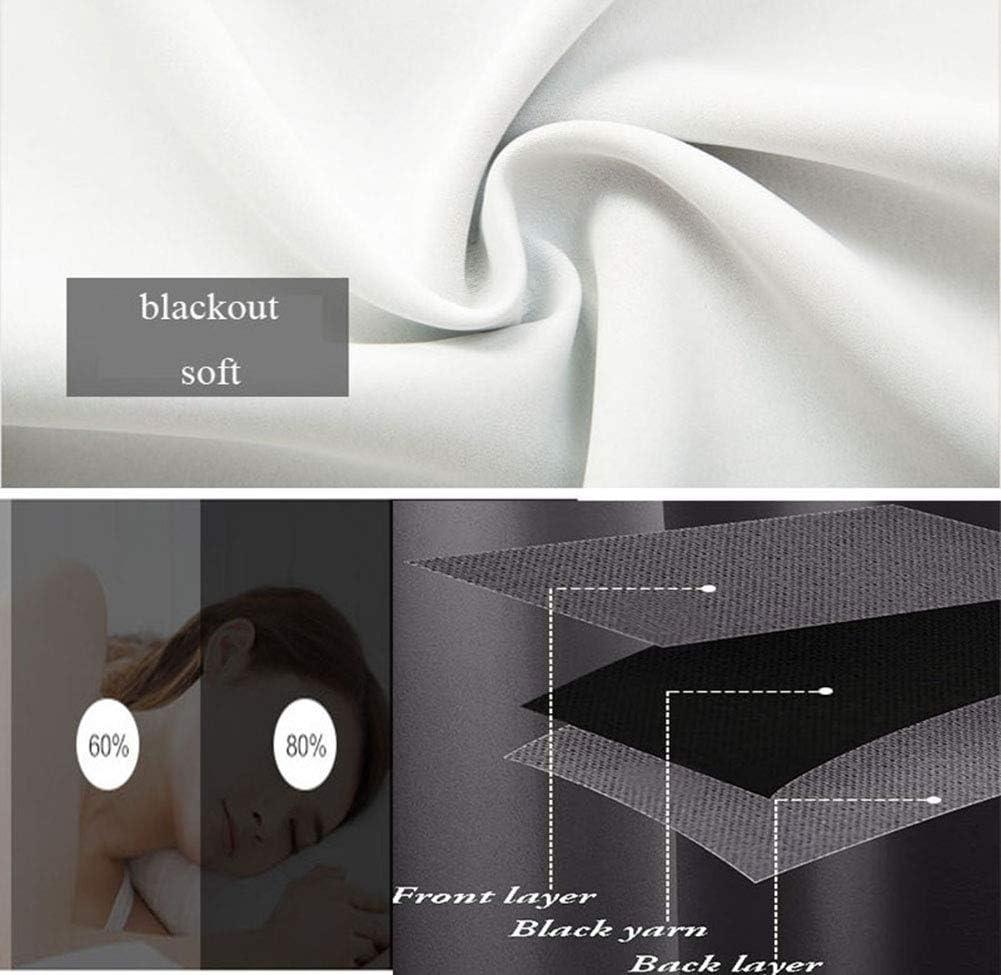 Atomack Blackout Curtains Red Grey 84 inches Long Modern Abstract Painting Window Black and White Curtains 2 Panel Set for Bedroom Living Room, 104 Inch Wide