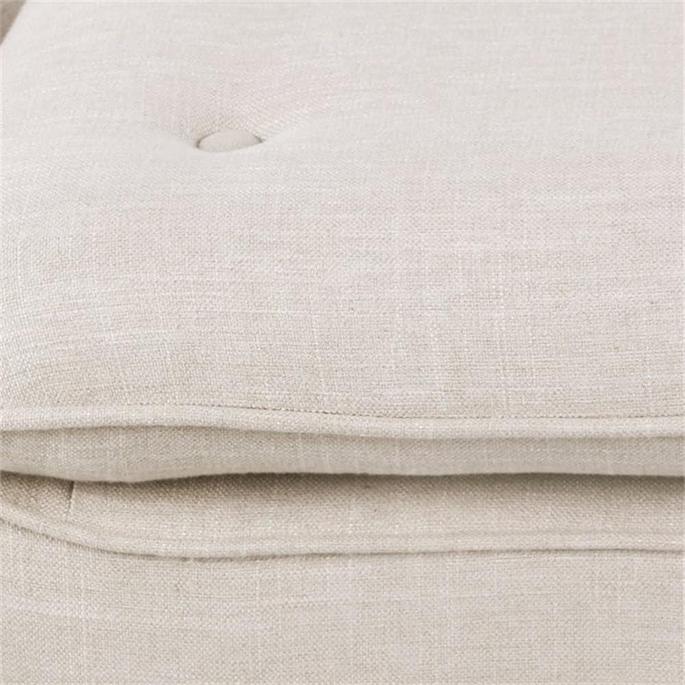 Newcastle Cushioned Tufted Bench, Multiple Colors