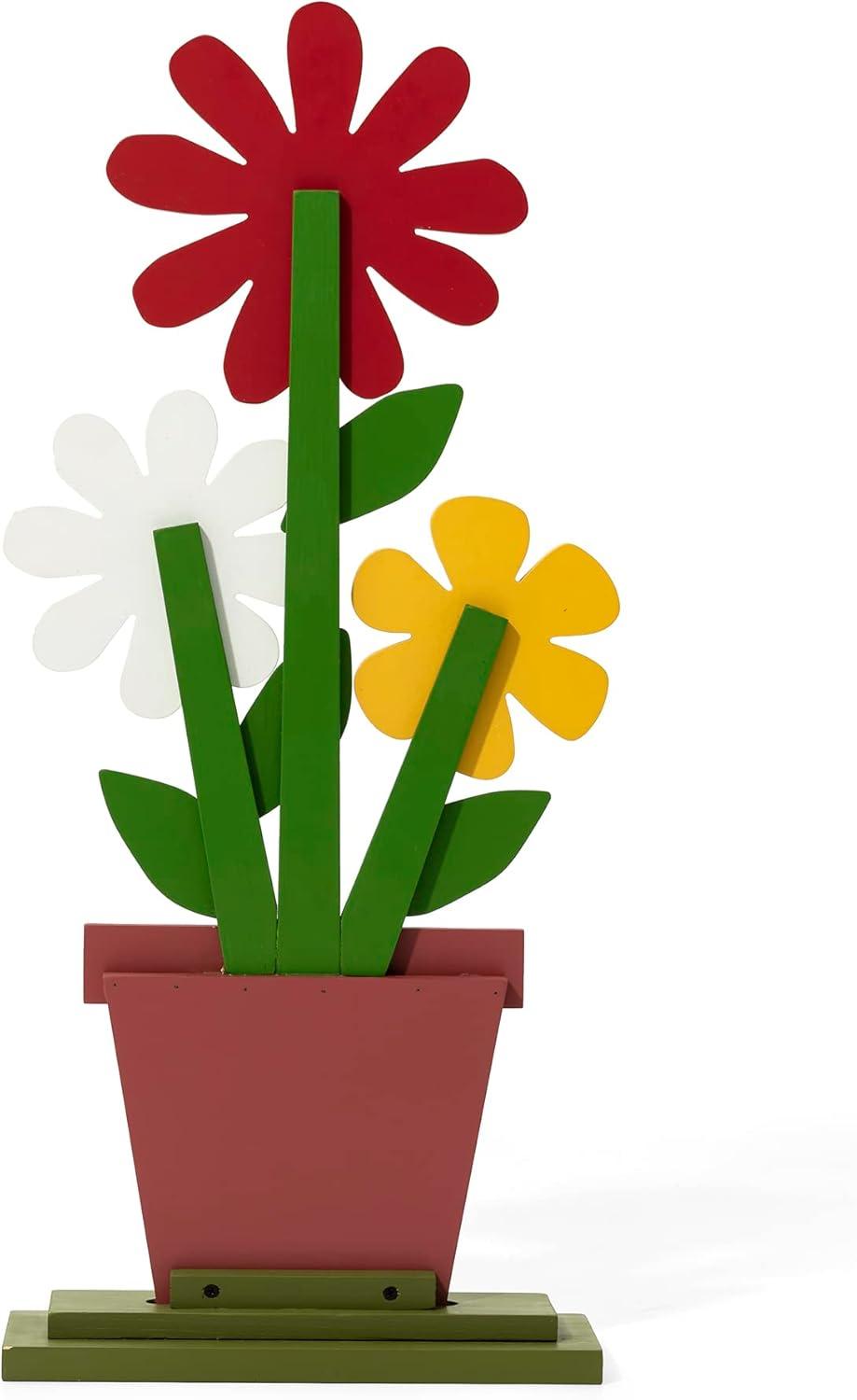 30-Inch Multicolor Wood Outdoor Welcome Porch Sign