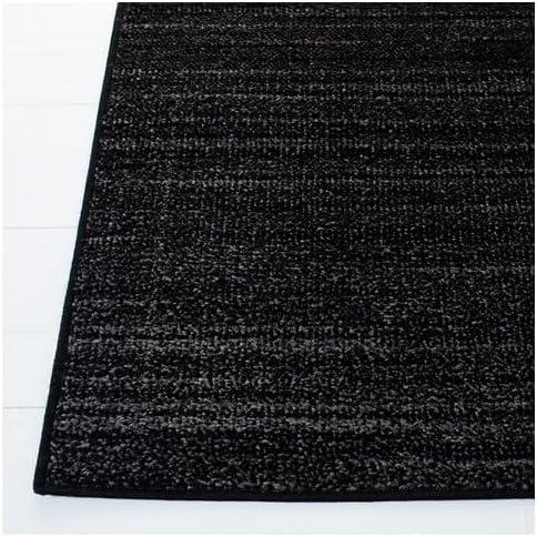 SAFAVIEH Adirondack Boban Abstract Area Rug, Black/Grey, 4' x 4' Square