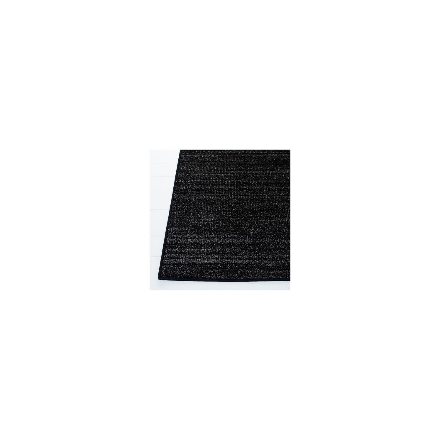 SAFAVIEH Adirondack Boban Abstract Area Rug, Black/Grey, 4' x 4' Square