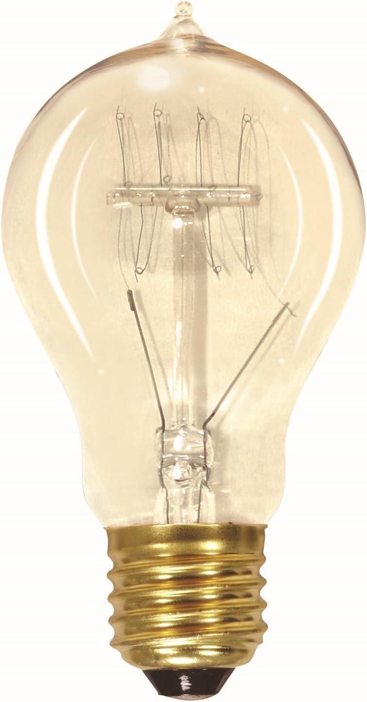 Vintage Clear Quad Loop Filament Incandescent Edison Bulb, A19